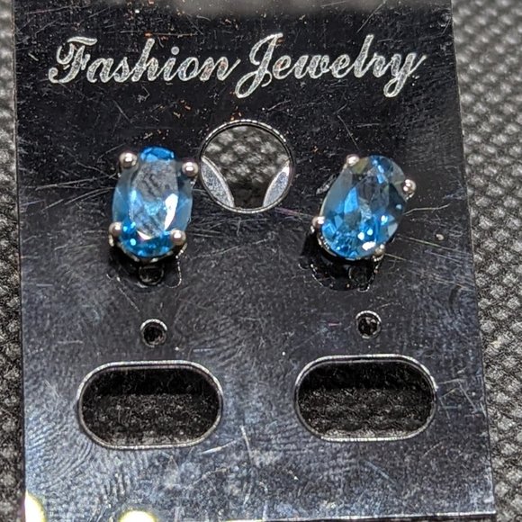 Jewelry - Small London Blue Topaz Earrings